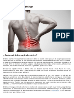 Chronic Spinal Pain