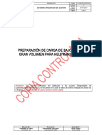 17A PPC Preparación de Carga de Bajo Peso y Gran Volumen para Helitransporte