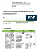 3° Grado Proyecto de Aprendizaje Junio Quincena