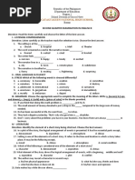 English - Grade 8 - Second Periodic Test