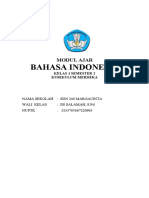 Modul Ajar Bahasa Indonesia Kelas 1 Semester 2 (Gurusekali)