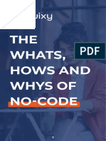 The Whats Hows Whys of No Code