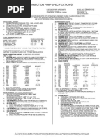 Injection Pump Specification ©