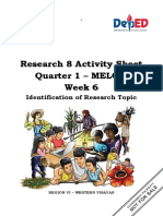 Ste Research-8 Q1 Melc-6 Week-6