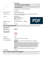 Safety Data Sheet Nalco® Bt-3011 Boiler Water Treatment: Section: 1. Product and Company Identification