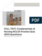 NCLEX Funda - Quiz 2