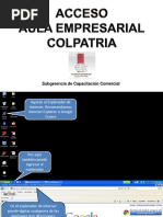 Acceso Aula Empresarial Colpatria