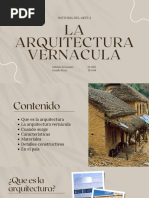 La Arquitectura Vernacula