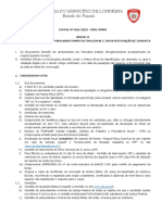 Edital 2023 - 026 - Anexo 2 - Docs Assentamento e Investigacao Conduta