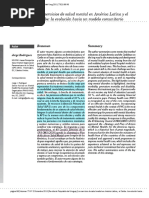 007 Los Servicios de Salud Mental en América Latina y El Caribe