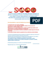 Listado de Alimentos para Alergias Proteinas de LV