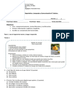 4° - Evaluación Diagnóstica