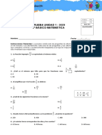 Prueba de Fracciones y N. Mixtos