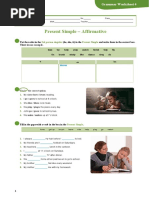 Present Simple Worksheets - 04