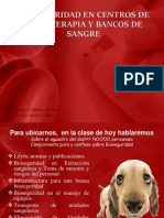 Bioseguridad en Bancos de Sangre