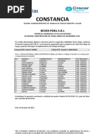 Constancia SCTR REVER