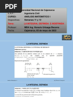 Integral Definida e Indefinida