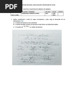 Práctica Calif II Química A Esia 2022 I Gianfranco Vendezu Flores