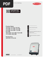 Fronius Symo Inverter Operating Manual