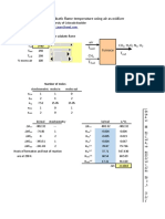 Adiabatic Flame Temperature Calculation