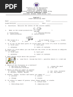 1st Quarter Exam A 2