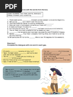 Weather Forecast - Worksheet - S