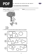 1° Grado Eval Matemática