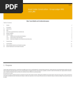 Asset Under Construction - Group Ledger IFRS