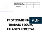 Procedimiento de Taladro Pedestal