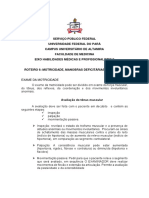 Roteiro Motricidade, Manobras Deficitárias e Reflexos