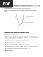 Grade 11 Functions Unit 3-Quadratic Functions Student Notes