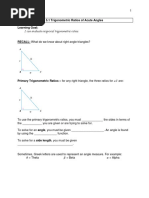 Grade 11 Functions Unit 5 Student Notes