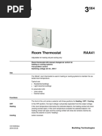 A6V10348353 - Room Thermostat RAA41 - en