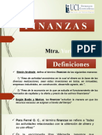 Definiciones de Finanzas