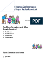 ASKEP GERONTIK Diagnosa Kep Dan Perencanaan Kep Dengan Masalah Komunikasi