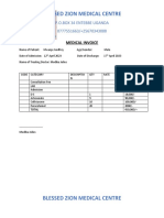 Medical Invoice