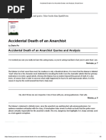 Accidental Death of An Anarchist Quotes and Analysis