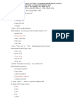 Kisi-Kisi Ganjil Kelas 10 English 2022