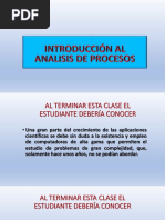 Introducción Al Análisis de Procesos