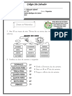 Provas Da I Unidade 2023