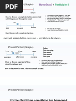 Present Perfect, Continuous