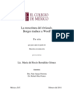 La Escritura de Orlando - Borges Traduce A Woolf