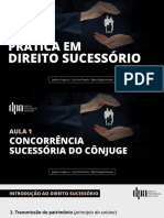 Aula 1 - Concorrência Sucessória Do Cônjuge