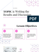 Topic 7 Writing The Results and Discussion