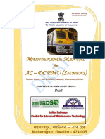 Maintenance Manual AC DC EMU (Siemens) - Draft For Comments From Railways