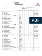 Avance Curricular: Universidad Nacional de Ingenieria