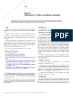 Determination of Moisture in Plastics by Relative Humidity Sensor