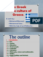 The Greek Culture