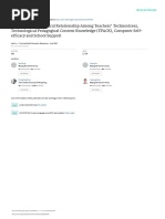 Dong2020 Article ExploringTheStructuralRelationTeachersTechnostressTPACK