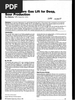 SPE - High Pressure Gas Lift Design